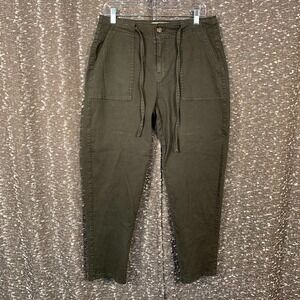 Buckle BKE‎ Green Drawstring Denim Utility Pants Women's 30